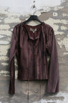 Mutedance 25 Autumn/Winter Button Drawstring Shirt Top Series Handmade Classic MD-MD25FW38-purple (MD25FW35)